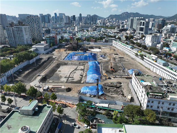 국립중앙의료원 신축·이전 부지 문화재 정밀발굴조사 전경 사진