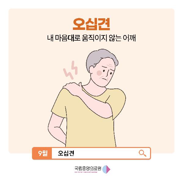 내 마음대로 움직이지 않는 어깨, 오십견😔🪳